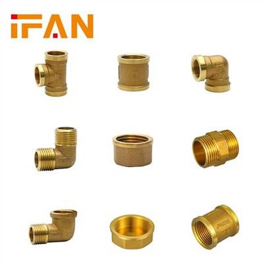 Phụ kiện đường ống bằng đồng thau có ren