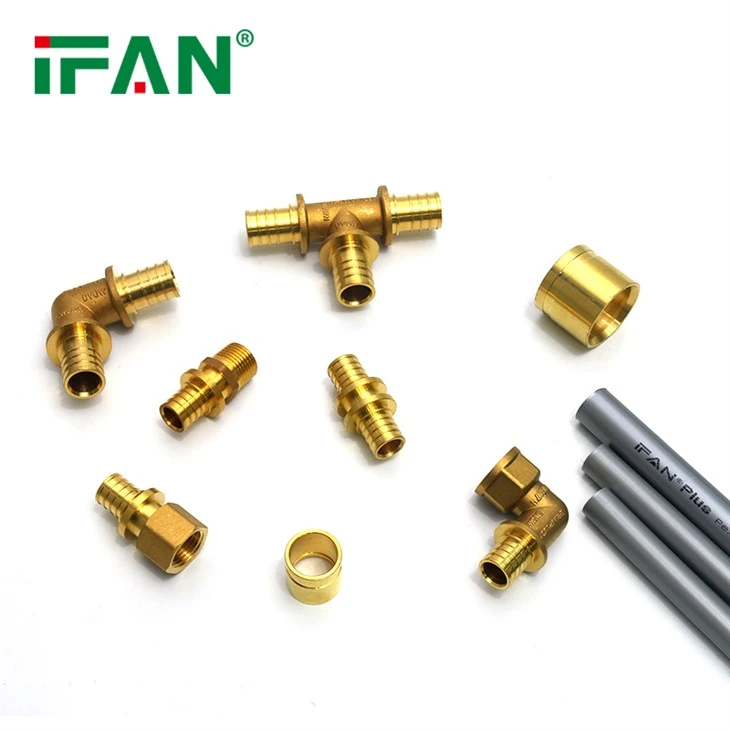 Lắp trượt đồng thau PEX